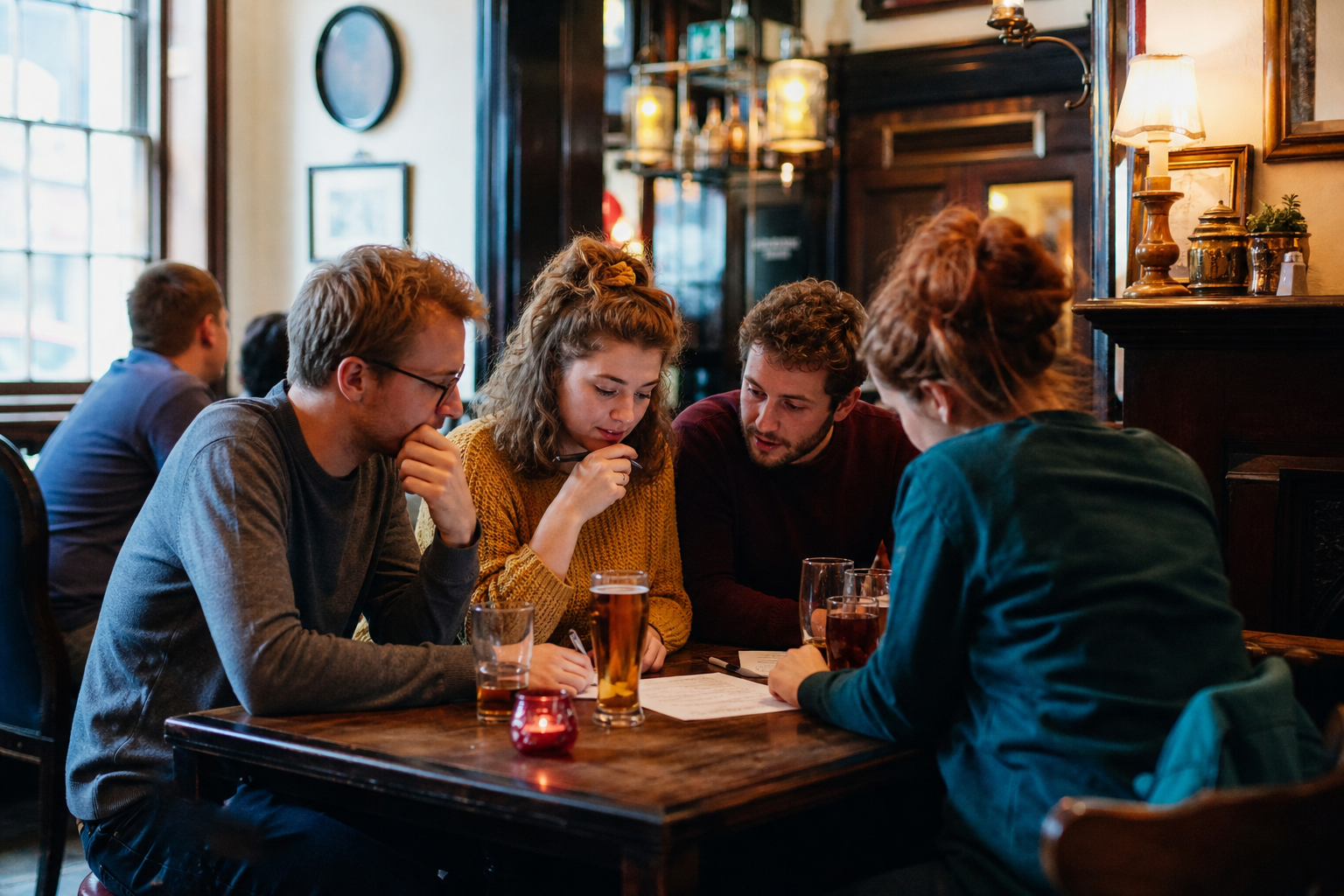 Redactioneel beeld bij Die Geschichte des Pub Quiz und wie es international wurde